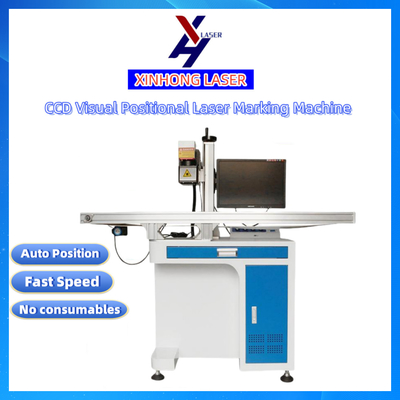 CCD-Vision-Positionierungs-Laser-Markierungsmaschine 100 W Automatische Sensorik