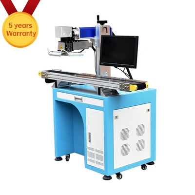 30W 50W Mopa Faser Laser Markierungsmaschine mit Kamera Positionierung System Förderer
