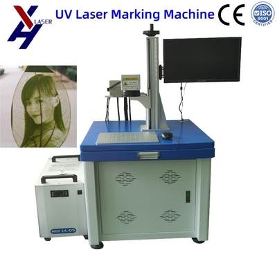 3W 5W Logo sichere Codes UV Laser Markierungsmaschine für Glasflaschen
