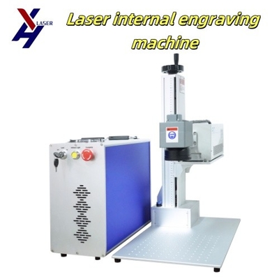 Fabrikpreis Portable CNC Metall Kunststoff UV 3D Trophy Kristall Acryl Schmuck Lasermarkierung Druck Gravur Schnitzmaschine