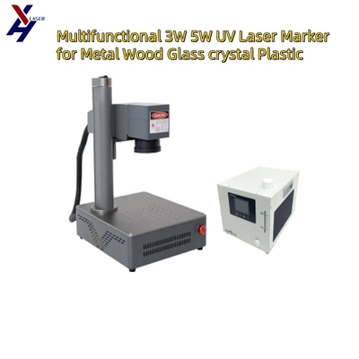 Multifunktionaler 3W 5W UV-Lasermarker für Metallholz Glas Kristallplastik