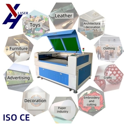 CO2-Lasergraver und -Schneider für Bambuspapier Leder Holz Acryl 1390/4060 50W-300W Lasergravierende Schneidmaschine