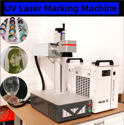 Multifunktionaler UV-Lasermarker Wtih-Wasserkühler für Glasholz Acrylleder