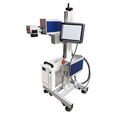 Tragbare Laserdrahtmarkiermaschine Laserkodiermaschine für die Produktionslinie mit 30W 50W 100W