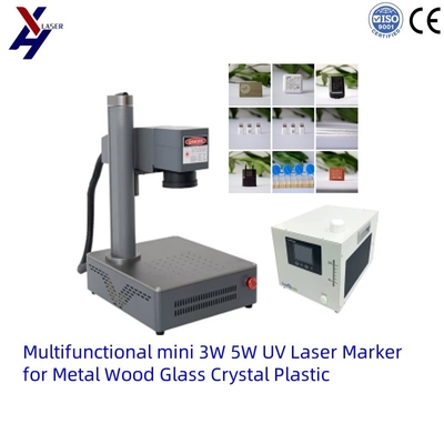 Kostengünstige Mini-UV-Laser-Gravurmaschine zum Gravieren von Mustern auf verschiedenen Materialien