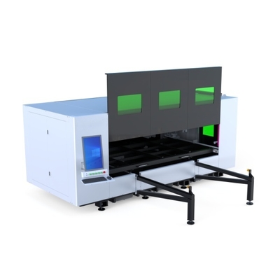 6000W Max Laserquelle Edelstahlröhre Platte Metallblech CNC Faserlaserschneidemaschine