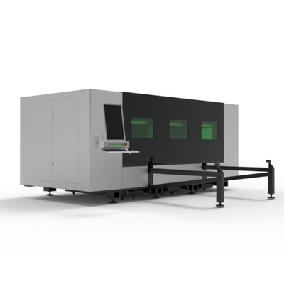 CNC vollautomatische Seiten-Zug-Faserlaser-Schneidmaschine für Edelstahl, Kohlenstoffstahl, Aluminium mit 6000W zum Schneiden von Metall