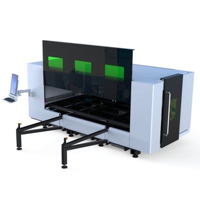 Hochleistungs-Seitenzug 6000W 3015LS Blechfaser-Laserschneidmaschine