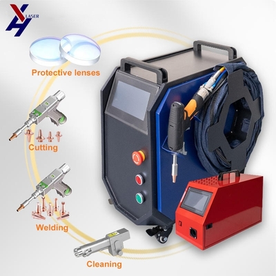 Raycus / Max Optional Fiber Laser Schweißmaschine 1500W Portable Luftkühlung Hand gehalten