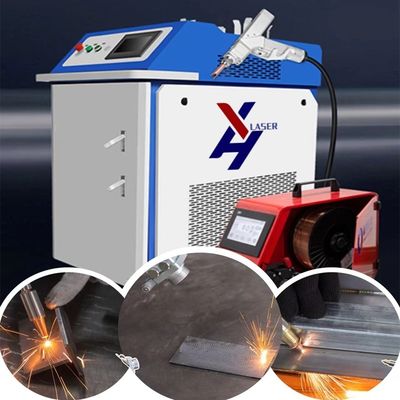Einfacher zu bedienender Laserschweißer 1000W 2000W 3000W mit Schweißreinigung für das Schneiden von Metall